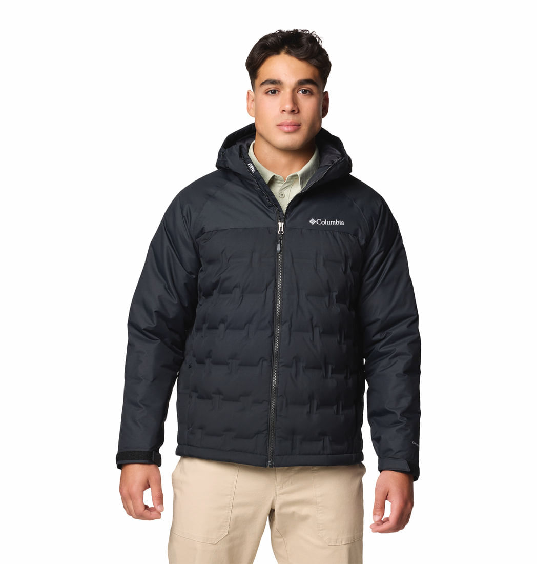 Casaca Para Hombre de Plumas Con Capucha Grand Trek™ III Negra Columbia