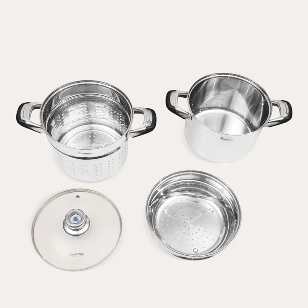 Espaguetera de Acero de 4 pzas Finezza FZ-0062SP