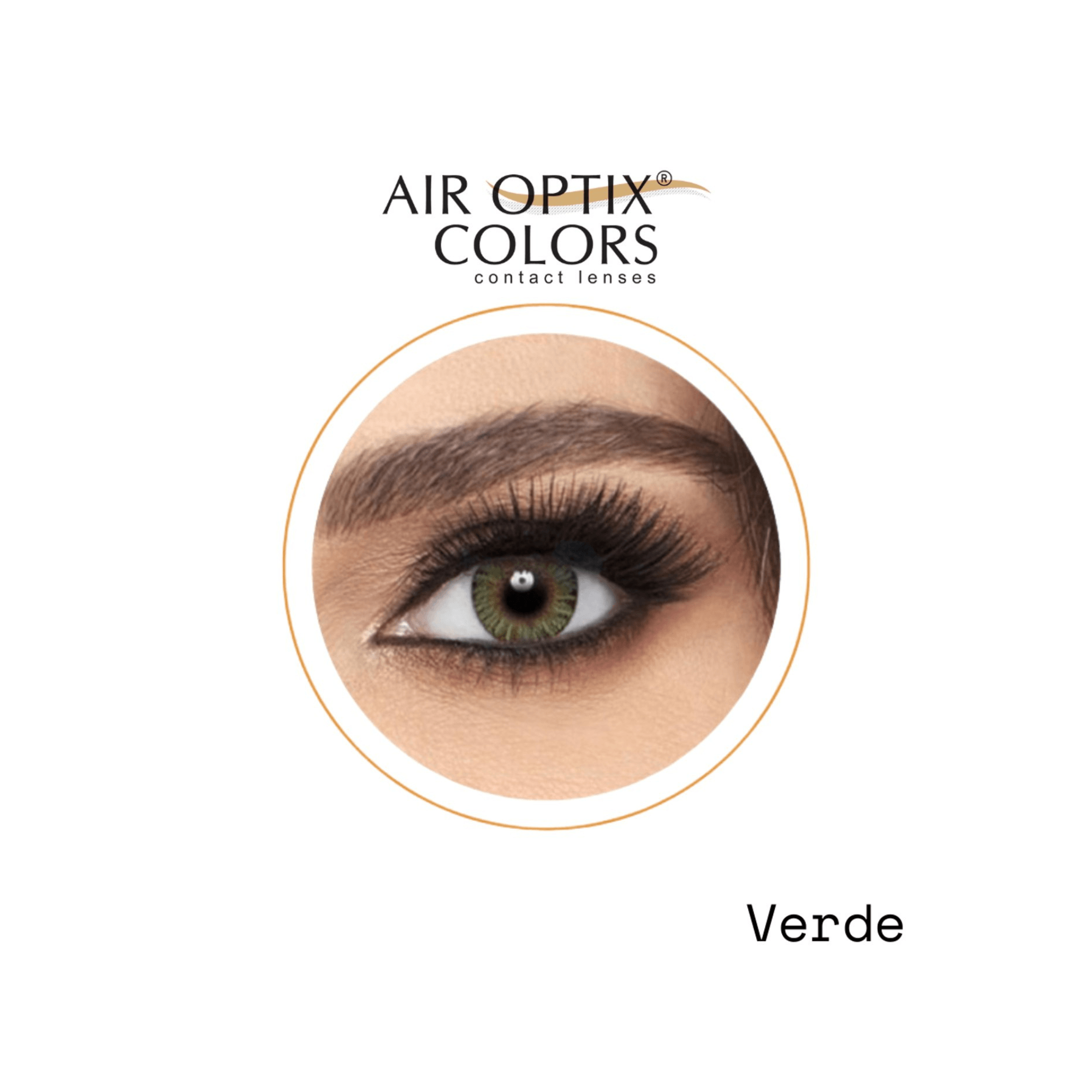 LENTE DE CONTACTO LCAO04 CON ALTA TRANSMISIBILIDAD DE OXÍGENO AIR OPTIX™ COLORS GREEN - 1029069