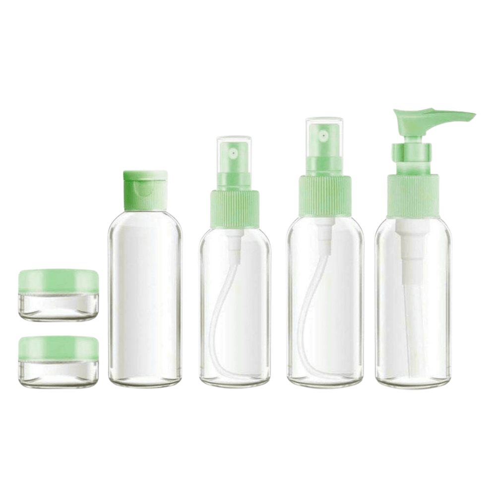 Set de 6 Frascos Pulverizador Contenedor de Aseo para Viaje