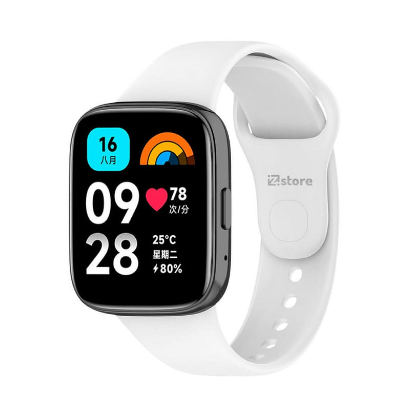 Correa Silicona para REDMI WATCH 3 ACTIVE / LITE - Blanco