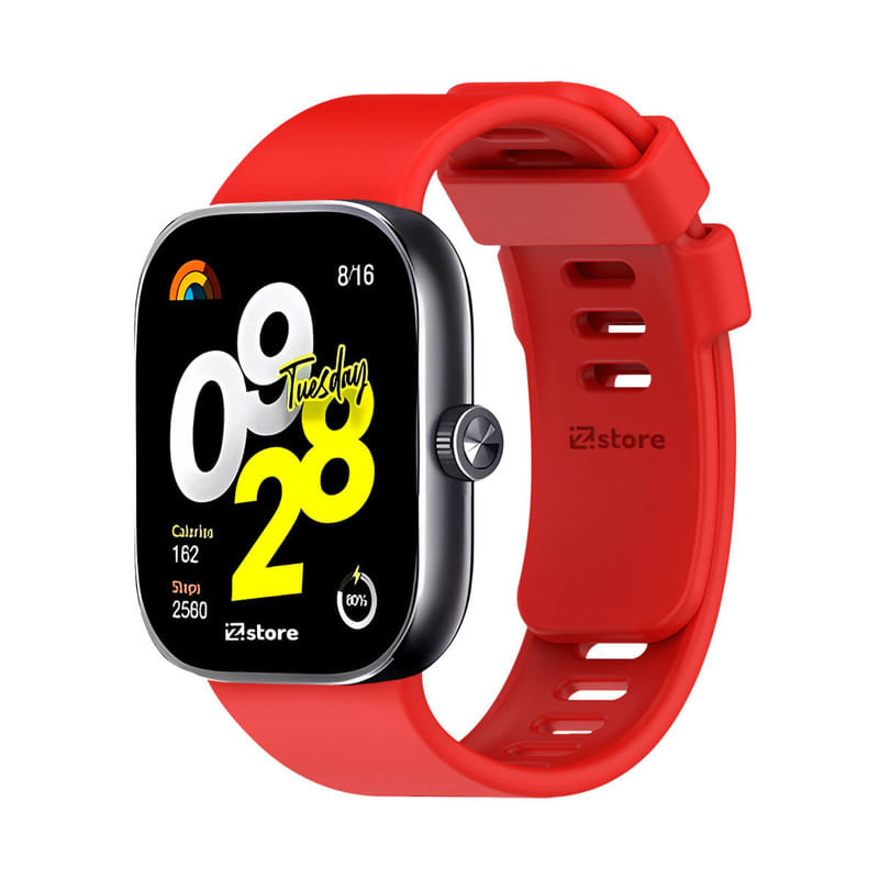 Correa Silicona para REDMI WATCH 4 / ACTIVE / LITE ROJO