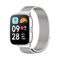 Correa Milanese Iman Para Redmi Watch 3 Active/lite Plateado