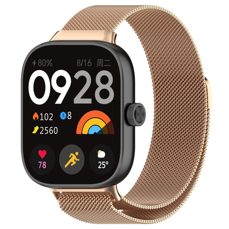 Correa Milanese para REDMI WATCH 4 / ACTIVE / LITE ORO ROSA