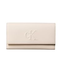 Cartera Billetera con Asa Calvin Klein Sculpted Impression - Beige
