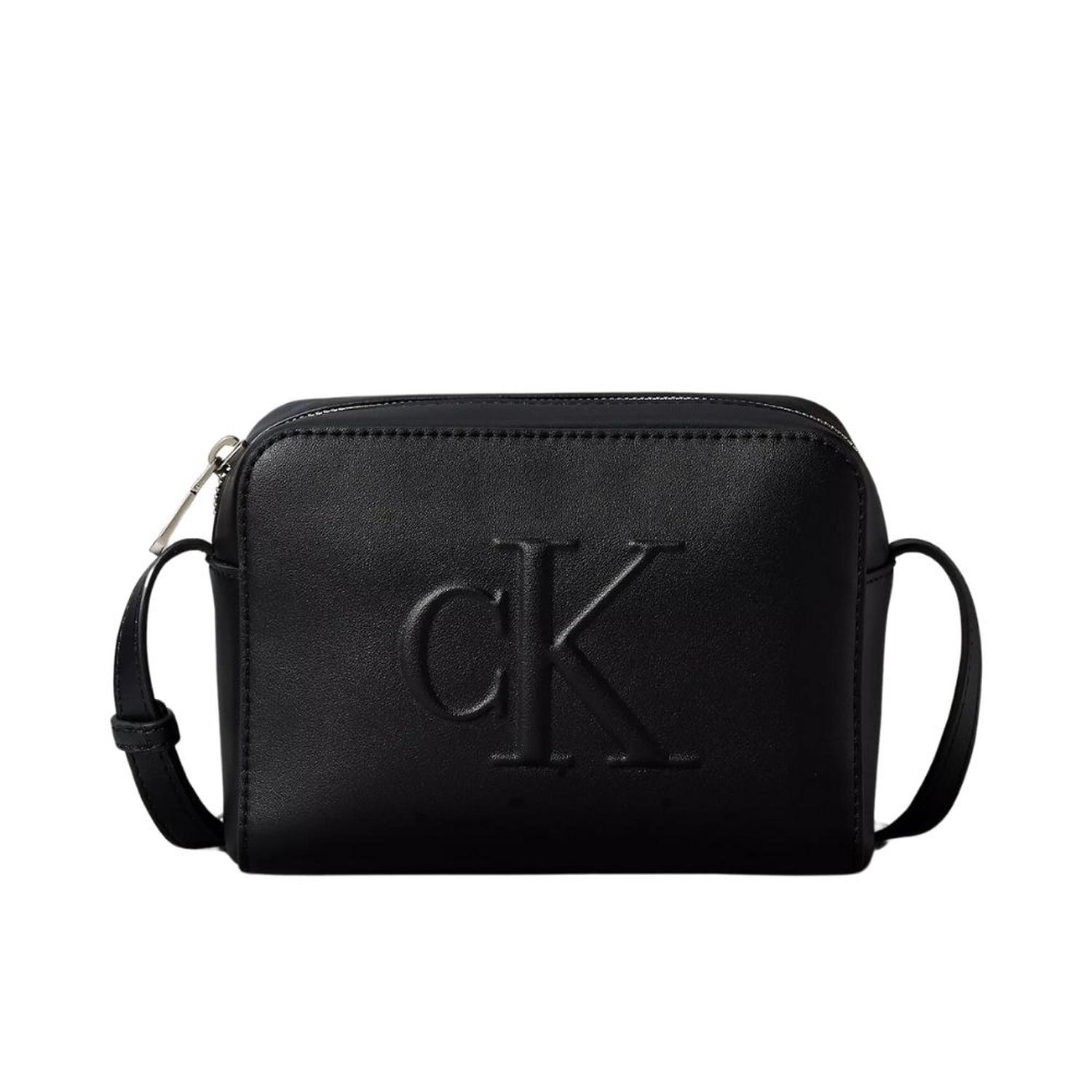 Cartera Crossbody Calvin Klein Camera Sculpted Impression - Negro