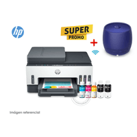 Impresora Multifuncional HP Smart Tank 750 ADF LAN/WiFi/Bt
