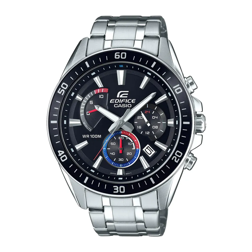 Reloj Casio Plateado-Negro EFR-552D-1A3VUDF EDF-3