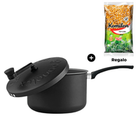 OLLA PARA HACER POPCORN 20CM COLOR NEGRO MAGNIFIC