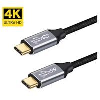 Cable USB C 3.1 Tipo C a Tipo C Gen2 10Gbps 4K Ultra HD 100W 2 Metros