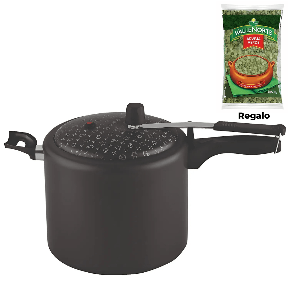 OLLA A PRESIÓN COLOR NEGRO 7L MAGNIFIC