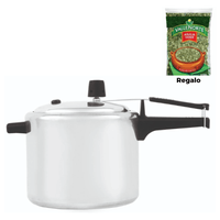 OLLA A PRESIÓN DE ALUMINIO PULIDO 4 .5L LÍNEA CLASSIC