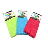 PAÑO PARA PISO CON OJAL DE MICROFIBRA 40X75CM PACKX3 COLORES SURTIDOS