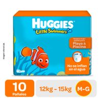 Pañales Huggies Little Swimmers Talla M-G - Bolsa 10 UN