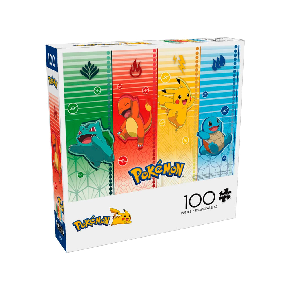Pokemon Rompecabeza 100 Piezas Kanto Pikachu