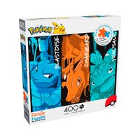 Pokemon Rompecabeza 400 Piezas Blastoise Charizard Venasaur