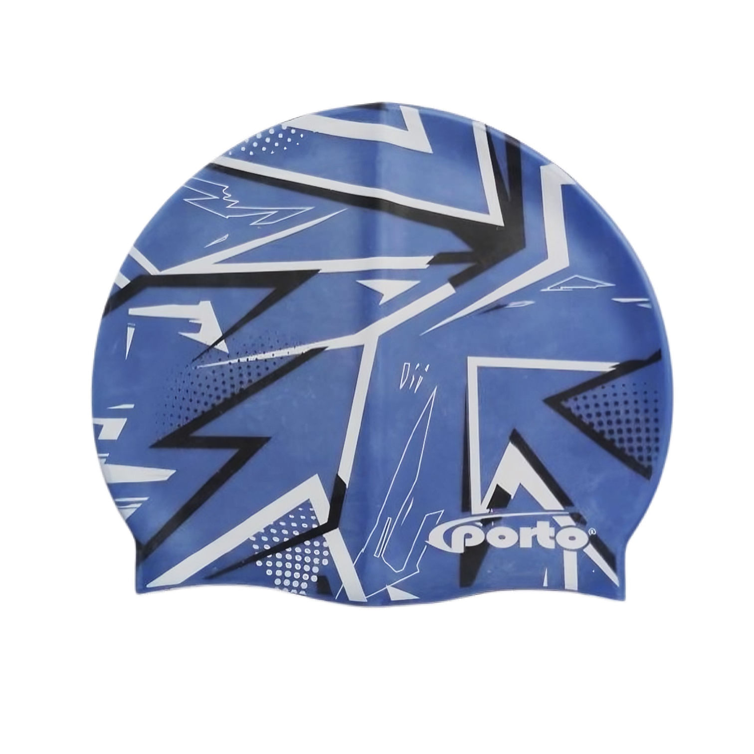 GORRO PARA NATACIÓN DISEÑO ELÉCTRICO ESTÁNDAR PORTO AZUL