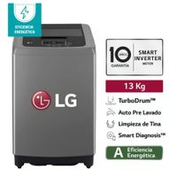 Lavadora WT13BPBK 13kg Smart Motion Carga Superior Negro Claro - MEGA IMPORT