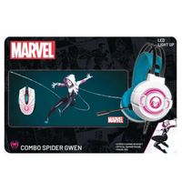 Xtech Pack Ghost Spider: Audífonos + Mouse + Mouse PAD