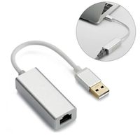 Adaptador de Red Tipo USB a Rj45 Para Windows Mac - ALUMINIO