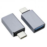Adaptador OTG Tipo C 3.1 Macho a USB 3.0 de Aluminio