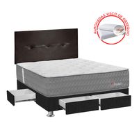 Dormitorio Forli Pocket Con 4 Cajones 2 Plazas + Cabecera Alicia