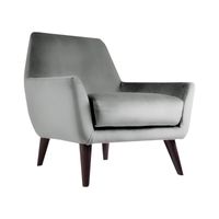 BUTACA AFRODITA MAVISAC COLOR PLATA - ULTRA CUERO