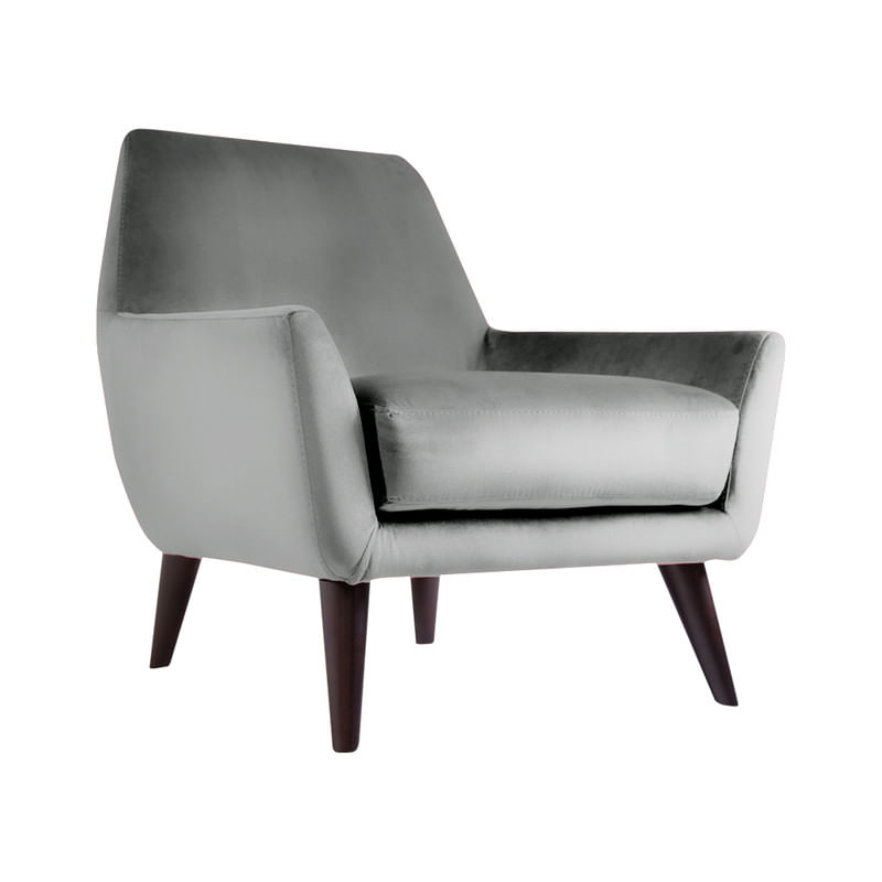 BUTACA AFRODITA MAVISAC COLOR PLATA - ULTRA CUERO