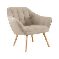 BUTACA DALTON MAVISAC COLOR BEIGE - ULTRA CUERO