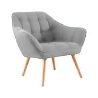 BUTACA DALTON MAVISAC COLOR PLATA - ULTRA CUERO
