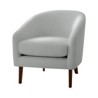 BUTACA TERRENCE MAVISAC COLOR PLATA - ULTRA CUERO