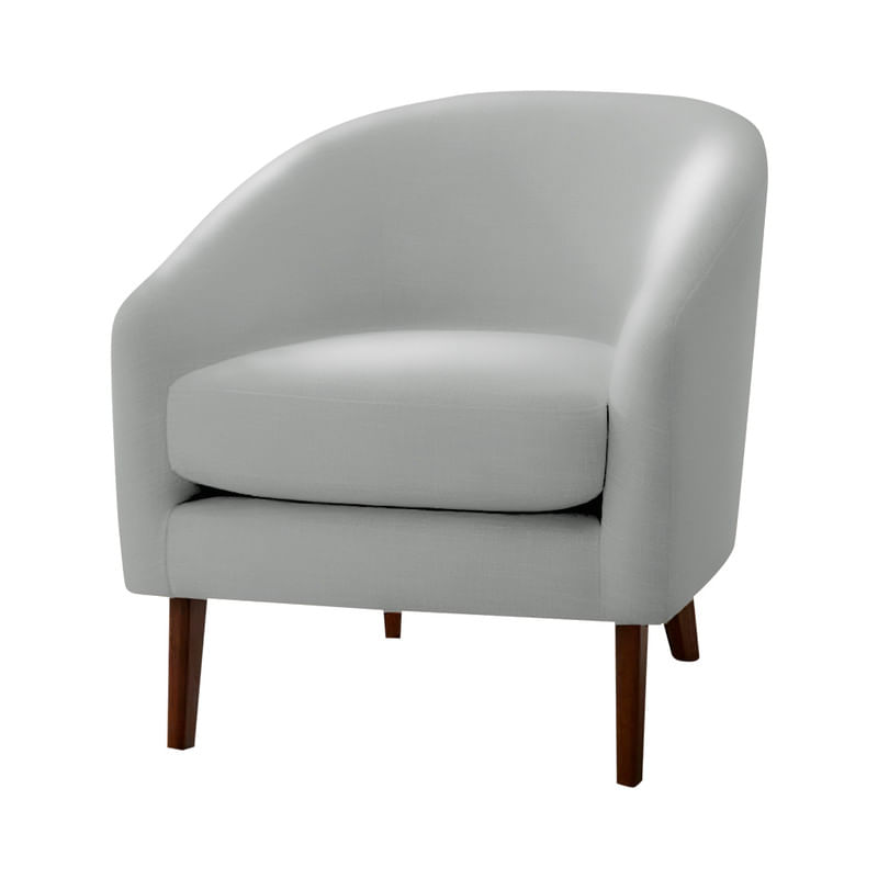 BUTACA TERRENCE MAVISAC COLOR PLATA - ULTRA CUERO