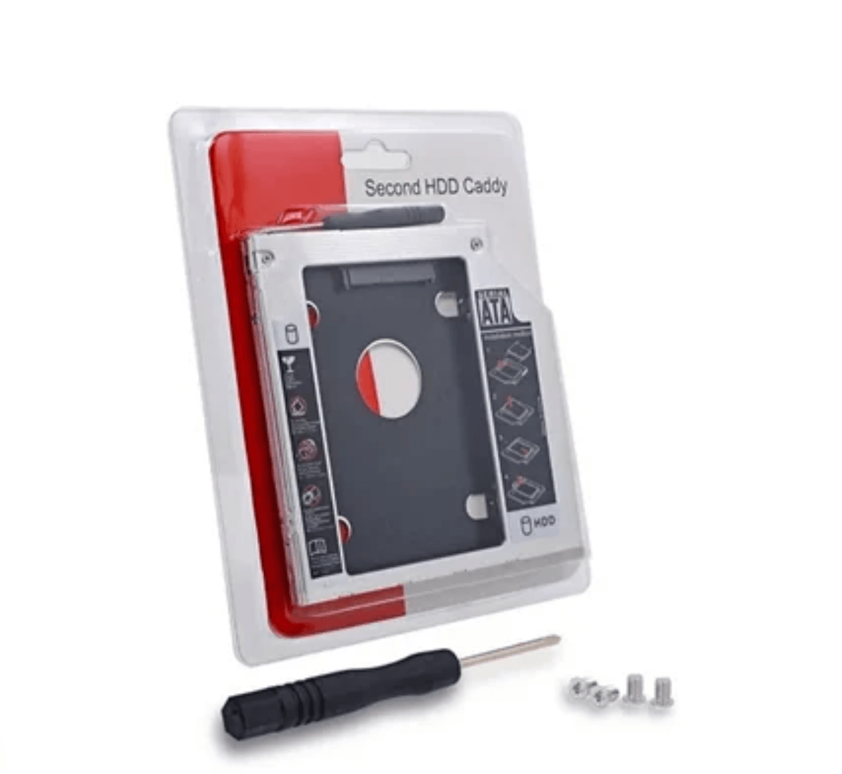 Caddy 2nd Hdd Ssd Disco Duro Sata Cd Dvd-rom Universal 9.5mm