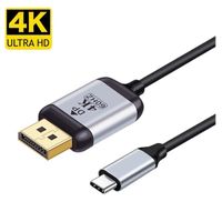 Cable Tipo C a DisplayPort DP 4K 60Hz - 1.80 Metros