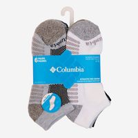 Medias Unisex 6 Pack - No Show Fashion Negro Columbia