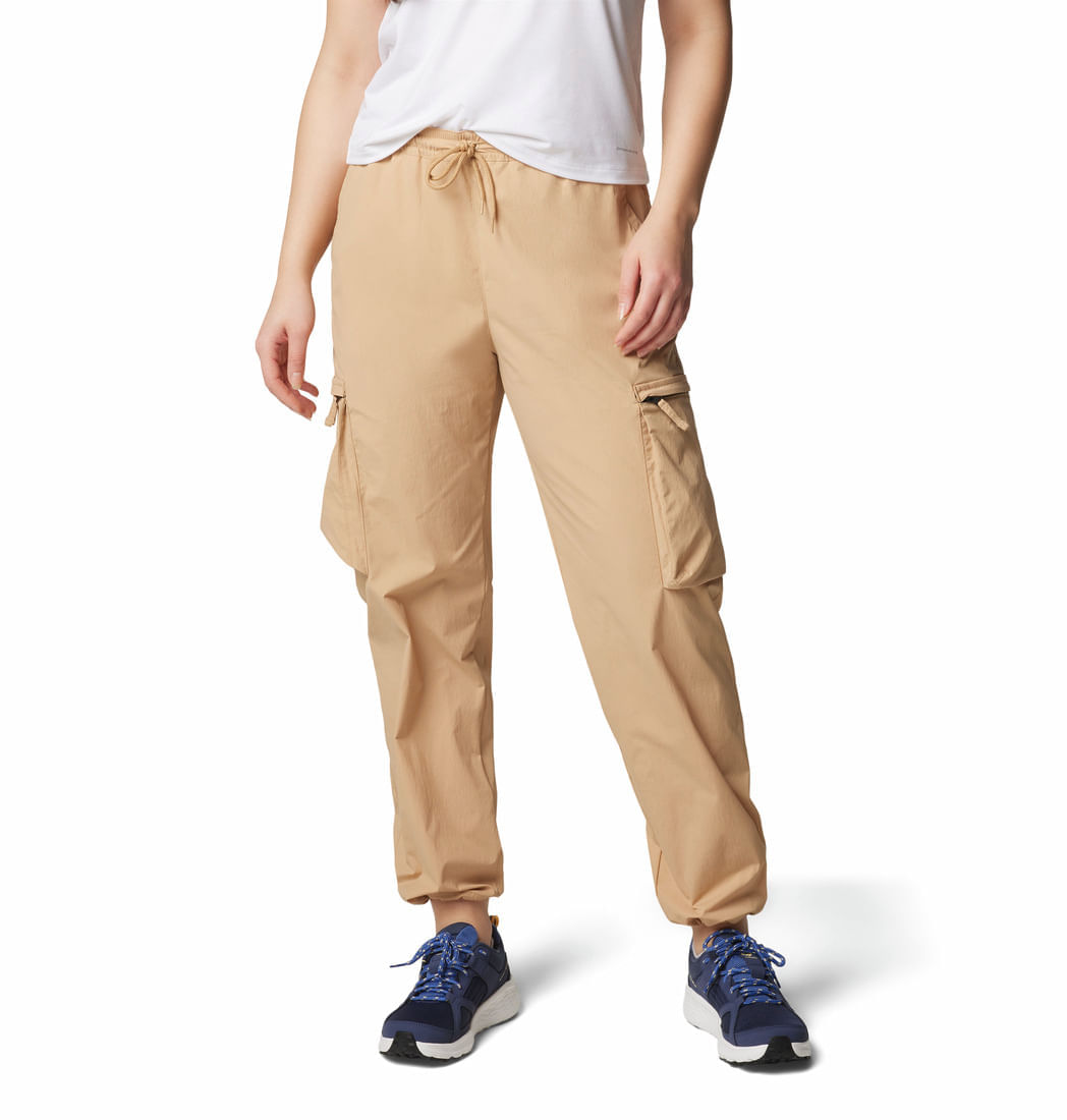 PANTALÓN COLUMBIA CARGO BOUNDLESS TREK™ BEIGE PARA MUJER