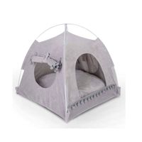Carpa Cueva para Mascotas Gris