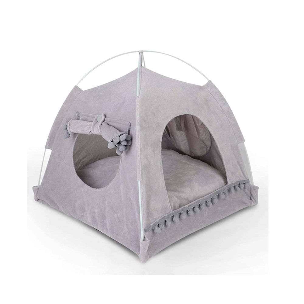 Carpa Cueva para Mascotas Gris