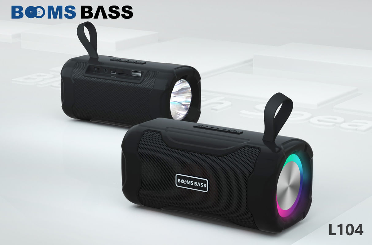 BOOMS BASS L104 - Altavoz Inalámbrico Portátil Para Dj