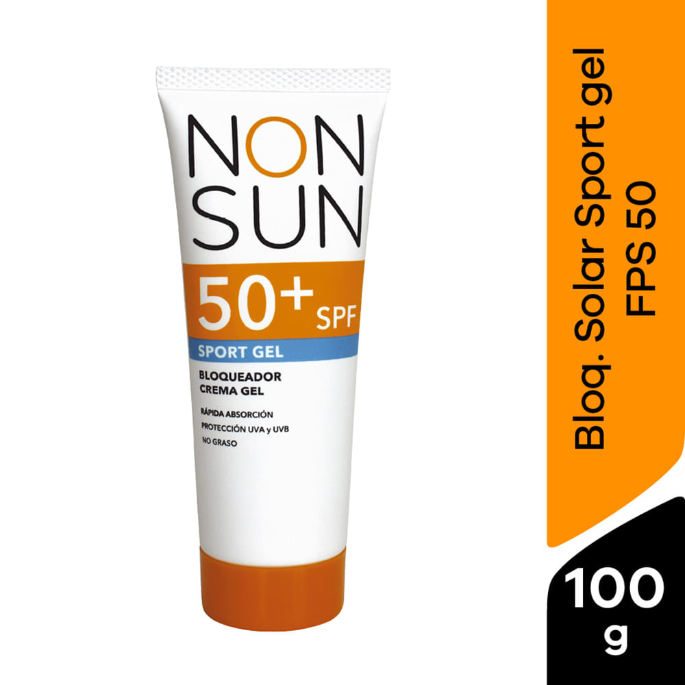 Bloqueador Solar Sport Gel FPS 50 Non Sun - Tubo 100 GR