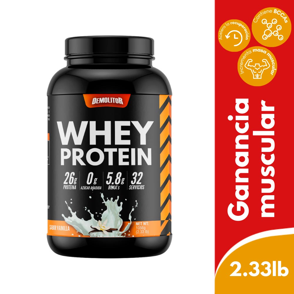 Whey Protein Demolitor Sabor vainilla 1056 g
