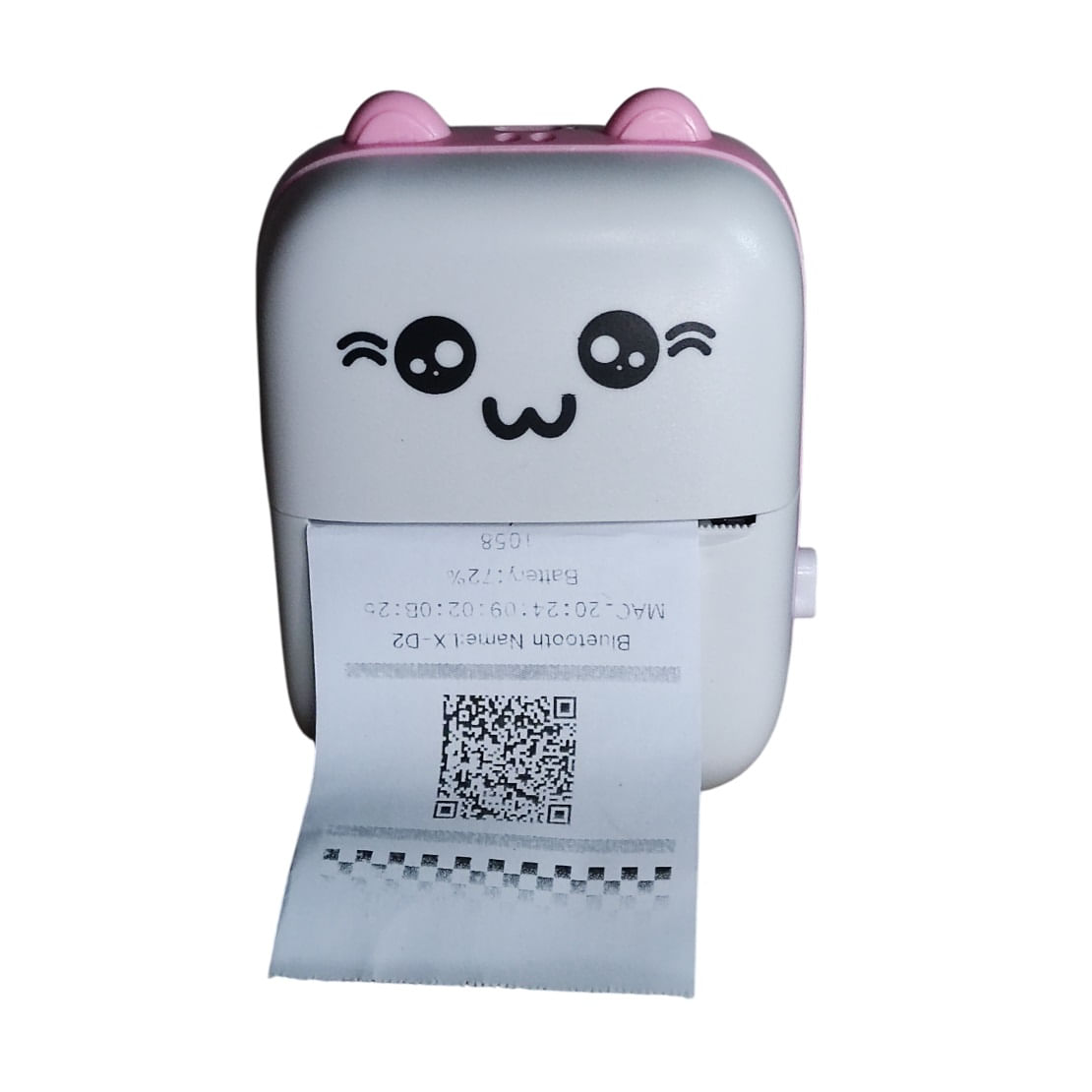 Mini Impresora Gato Rosada Térmica Portátil Kawaii Bluetooth Regalo San Valentín - copy