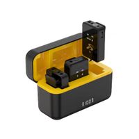Micrófonos Inalámbricos Dual SX12 3 en 1 Tipo C, iPhone, cámara DSLR y Equipos de sonido con base de