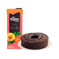 Pack Keke Redondo de Chocolate 1un + Bebida FRUGOS Sabor a Durazno Caja 1.45L