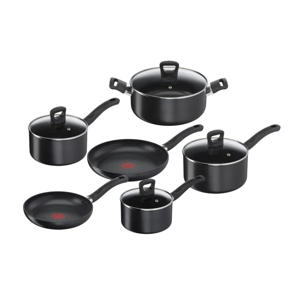 Set De Ollas Antiadherente 10Pz Enhance T-Fal