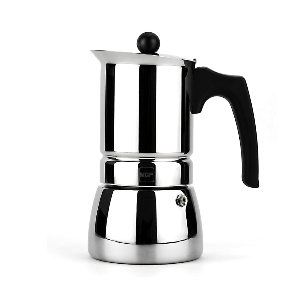 Cafetera Acero Inoxidable 6 Tazas Genova Magefesa