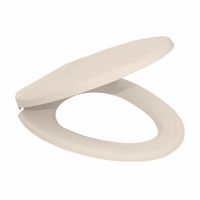 Asiento de inodoro elongado Classic Bone Orange