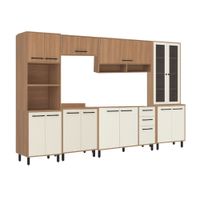 COMBO Modular de Cocina Casa Mia Havana MDP: 2 Modulos Laterales + 2 Modulos Bajos + 2 Modulos Altos