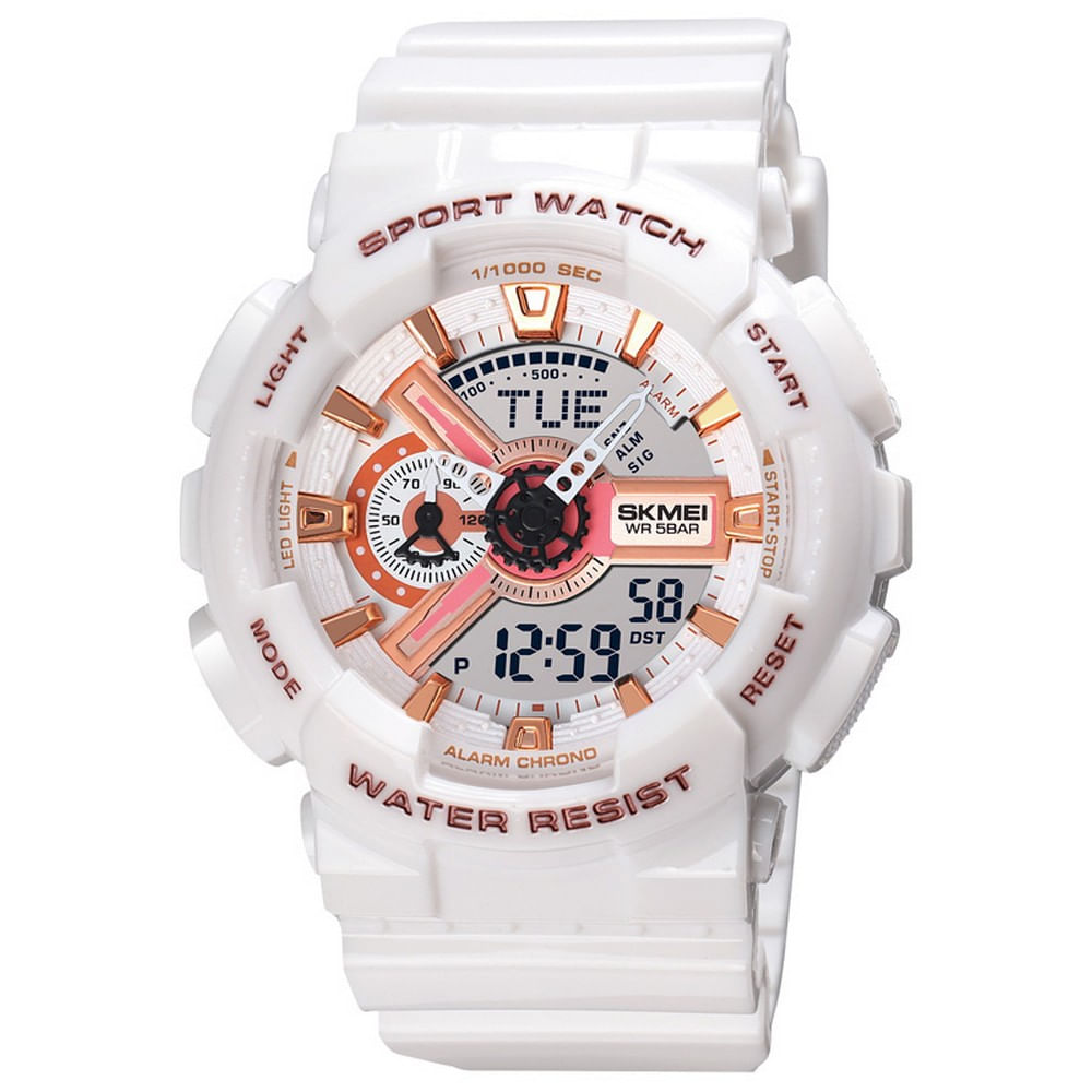 Reloj Análogo-Digital para Unisex 1834WT Blanco