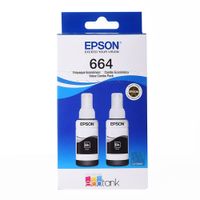 Pack de 2 Botellas de Tinta Negro Epson T664 hasta 8,000 páginas